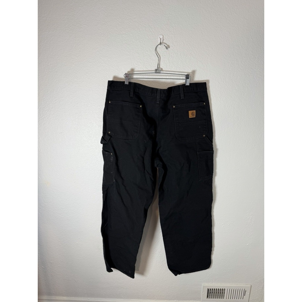 Carhartt Double Knee Carpenter Pants B136 BLK Size 40x30 Original Fit - Picture 5 of 8